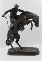 Frederic Remington Bronco Buster Bronze Sculpture