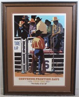 1981 Cheyenne Frontier Days Poster Signed