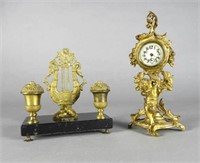 Two Continental Desk Accessories, Early 20th C.