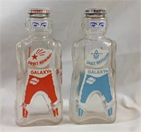 Vintage galaxy syrup bottles