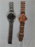 (2) ASSORTED WATCHES MISSING PIECES