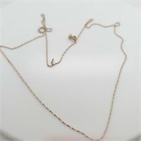 10K YELLOW GOLD 0.82G 20"  NECKLACE