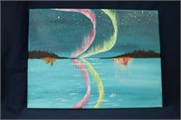 Aurora Borealis Painting