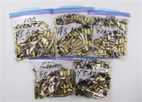 (500) .45 CAL POLISHED PISTOL CASINGS