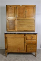 Vintage Hoosier Bakers Step Saver Cabinet Complete