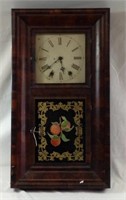 Large 30 x 17 x 5 antique weight drive clock