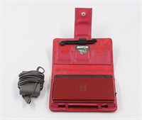 Red Nintendo DS Handheld System & 2 Games w/ Case