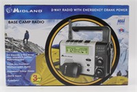 Midland 2-Way Base Camp Emergency Radio NIB