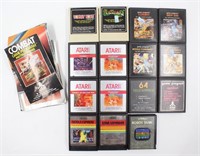 Lot (15) Atari Video Games Including Donkey Kong