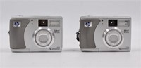 (2) HP Photosmart 735 Digital Cameras