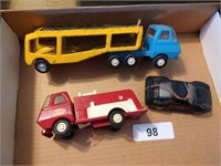 Tonka Car Hauler, Tootsie Toy Car &