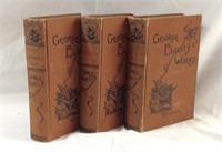 3 Vintage George Elliot's works books