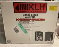 KLH Bookshelf Speaker Set New in Box