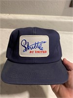 Vintage United Airlines Shuttle Snapback Hat