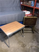 TV trays & small foldable table  (at#5c)