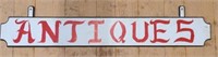 5 Ft Hand Painted Antiques Sign