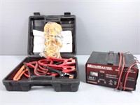 Motomaster Battery Charger, Booster Cables