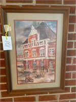 L&N TRAIN STATION PRINT SIGNED AND NUMBERED