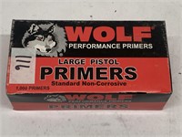 (1000 Pcs) Wolf Large Pistol Primers