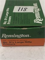 (519 Pcs) Remington No 9 1/2 Large Rifle Primers