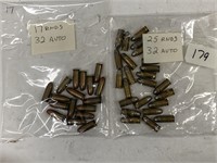 (42 Rds) Assorted 32 Auto Ammo