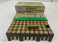 (150 Rds) 38 Special Ammo 148 Gr Wad Cutter