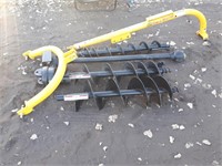 3pt hitch post hole auger with 3 bits