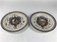 2 Handpainted Italian Plates