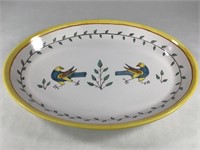 Snyder Fiorini Signed Handpainted Ceramic Platter