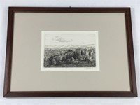 Artist Signed Print Florence Italy 1979