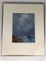 Framed Oil on Canvas Painting