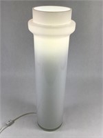 VTG Italian White Opaline Glass Lamp
