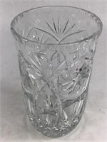 Hand Cut Lead Crystal Vase
