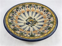 Fine Antique Mave Talavera Hand Painted Bowl