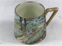 D&Co Limoges Hand Painted Jack & Jill Cup