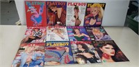 1986 Jan-Dec Issues of Playboy Magazine