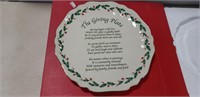 NIB Lenox "The Giving Plate"
