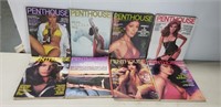 1980 Apr-Jun, Aug-Dec Issues of Penthouse