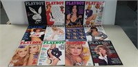 1989 Jan-Dec Issues of Playboy Magazine