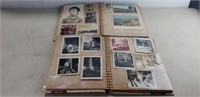 2 Old Scrapbooks W/Pictures