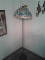 Slag glass  floor lamp