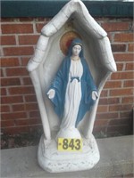 30" T  blessed mother  statue