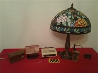 Slag table lamp & more