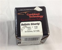 Nosler 7mm ballistic silvertip bullets for