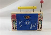 Vintage 1962 Fisher-Price TV radio works