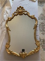 Gold Frame Ornate Mirror