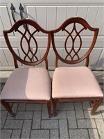 Pair of Shield Back Chairs