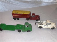 Assorted Tootsie Toy Trucks