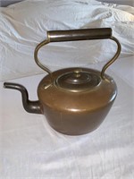1950's Large Copper Tea Pot