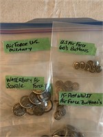 Air Force US Military Buttons